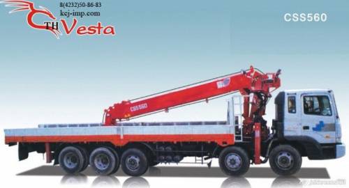 Ямобур CSS560 на  Hyundai HD320(8x4) 