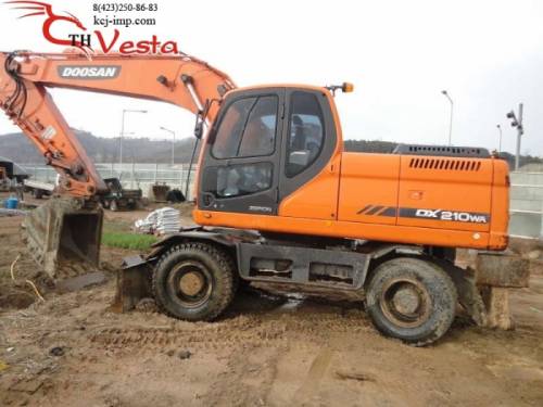 Колесный экскаватор  Doosan DX210W
