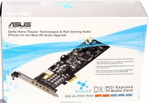Внутренняя звуковая карта Asus Xonar DX