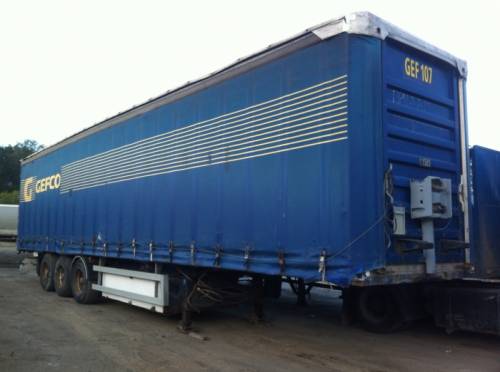 полуприцеп  GENERAL TRAILERS 2001 г.в. штора ворота 96 кубов 34 тонны оси SMB