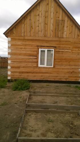 продается новый брусовой дом.