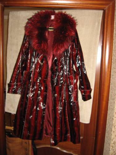 Продам кожаный плащ р-р 48-50