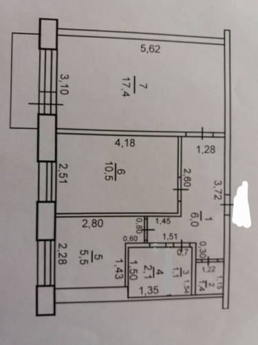 Продажа 2х км квартиры