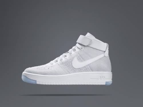 Nike air force flyknit белые