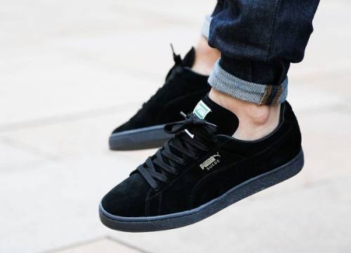 Puma suede черные