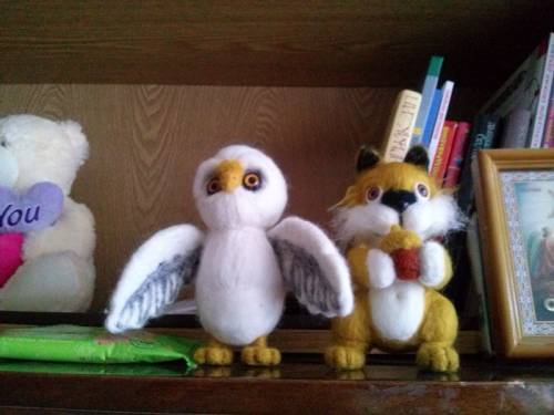 валяная игрушка сова