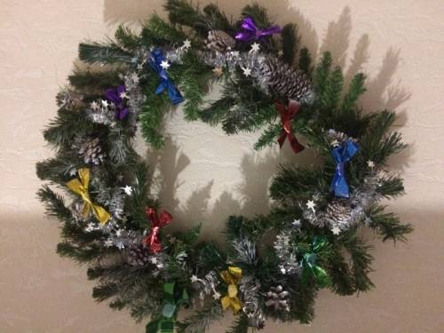 Венок новогодний к Новому 2018 году!