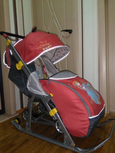 Продам  Санки-коляску Nika