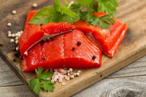 Филе Кижуча и Кеты х/к Тихоокеанской с Камчатки, вакуумная упаковка