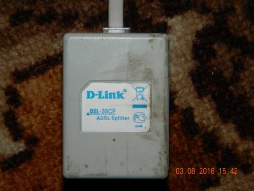 Сплиттер D-Link dsl-30cf