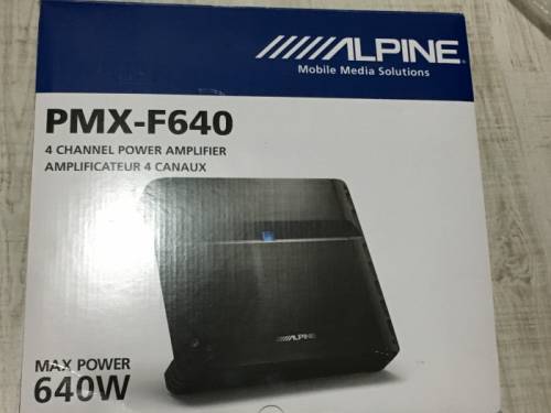 Продам новый усилитель Alpine PMX-F640  