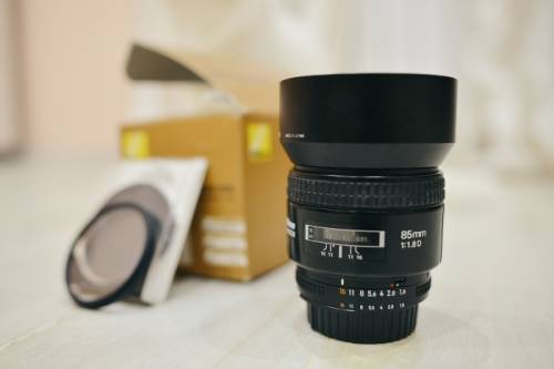 Объектив AF nikkor 85mm f/1.8D