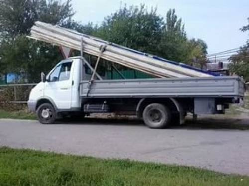 Грузоперевозки на открытой газели