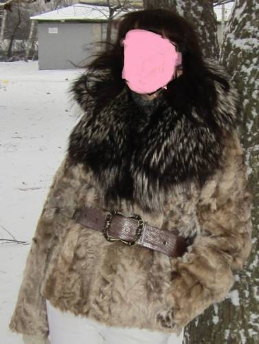 Продам полушубок из козлика шапка из козлика