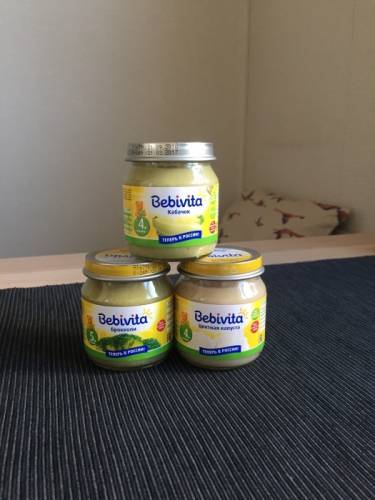 Bebivita овощное пюре