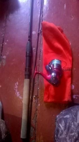 спиннинг и катушка 