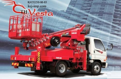 Автовышка Daehan NE280 на базе Hyundai Mighty