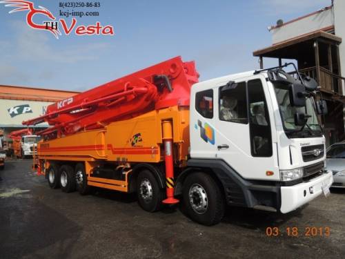 Бетононасос KCP55ZX170 на базе Daewoo 