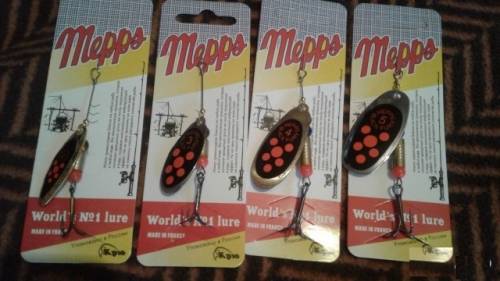 Блесна mepps black fury N 2, 3, 4, 5