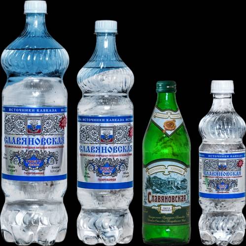 Минеральная вода Славяновская