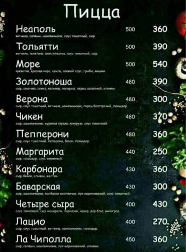 Пицца. Доставка пиццы в Губкине