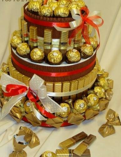 конфетные букеты, корабли и многое другое