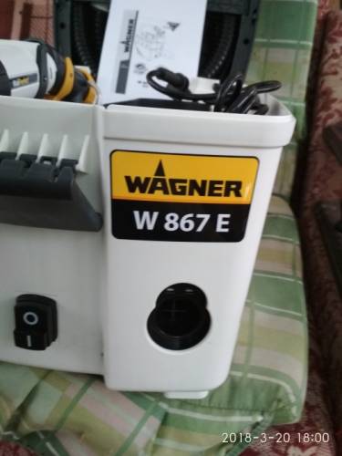 продаю новый краскопульт wagner w867e