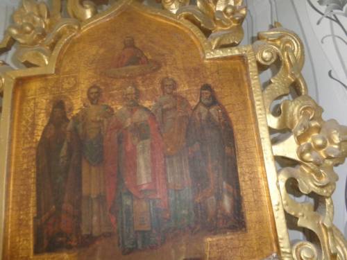 Икона двухсторонняя 19 век
