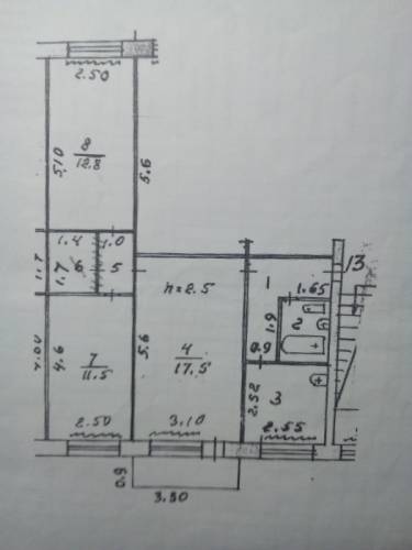 Продам квартиру ,наличные, торг.
