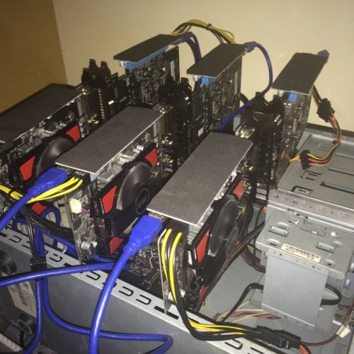 Ферма 6 штук RX 550 -3350 Н/s Криптонайт