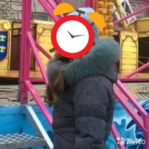 зимнее пальтишко с капюшоном