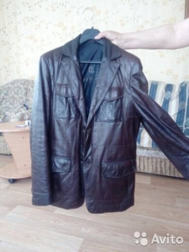 продам кожаный пиджак