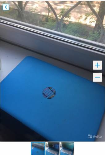 Нетбук hp синий