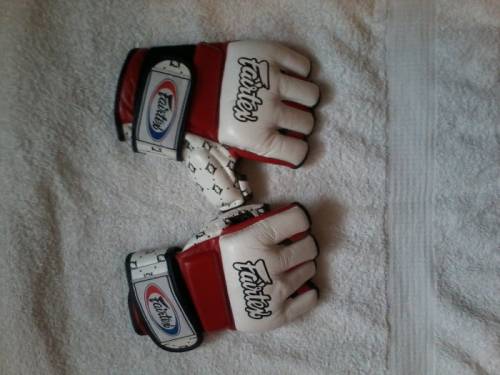 перчатки кожаные fairtex