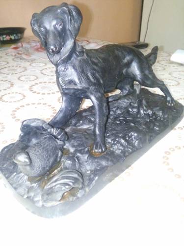 Каслинское литьё , Сеттер с куропаткой, 1961г.