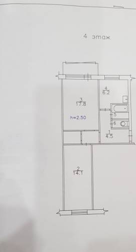 Продам 2 комнатную на Говорова 40а