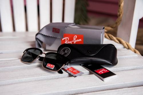 Очки Ray Ban Черные в черной оправе доставка