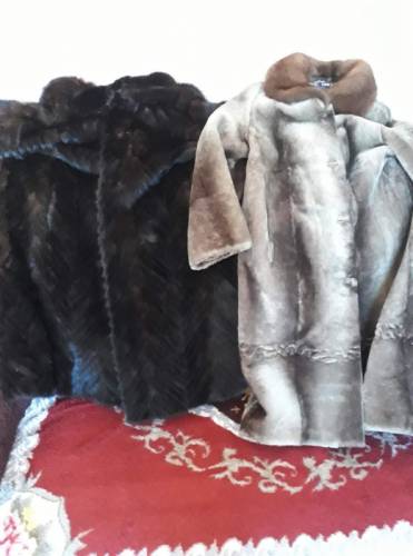 шуба норковая , мутоновая , пуховик