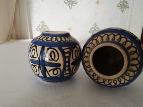 Продам глиняные кувшинчики-подсвечники, 2 шт