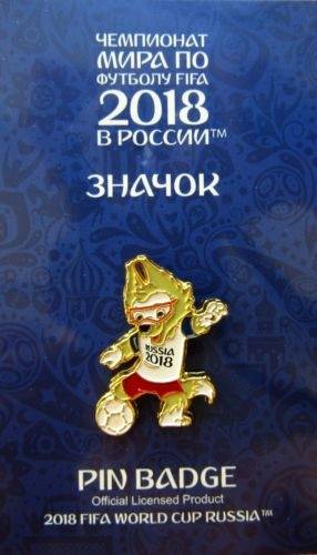 Официальные значки с Забивакой FIFA 2018