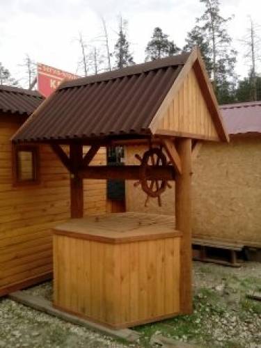 Садовые туалеты, Души, Колодцы, Хозблоки.