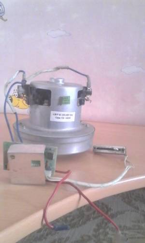 Двигатель пылесоса 1600 w с регулировкой мощности  