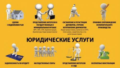 Все виды юридических услуг