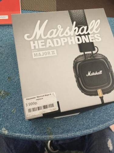 Наушники Marshall Major II Bluetooth, Black 