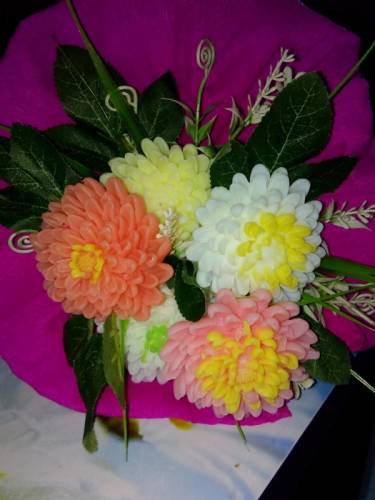 Букеты из мыла