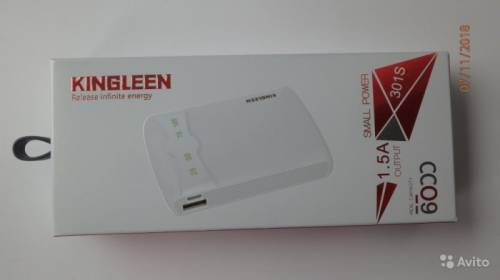 Аккумулятор портативный Kingleen 6000mAh (новый)