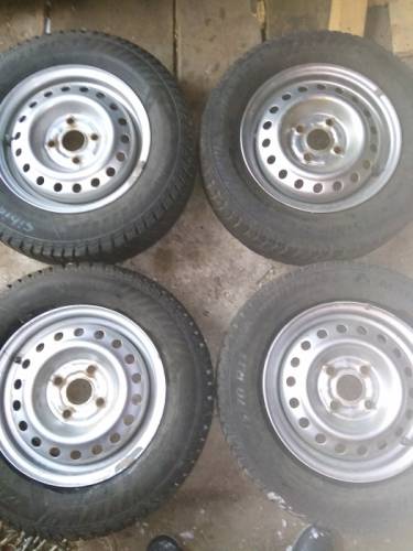 Продам колеса 4 шт резина зима 175 на 70 matador sibir ice