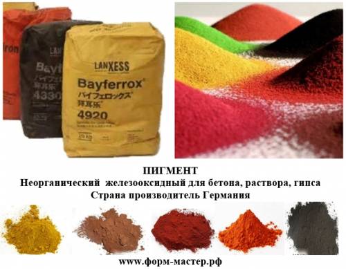 Пигмент неорганический  железооксидный  Германия