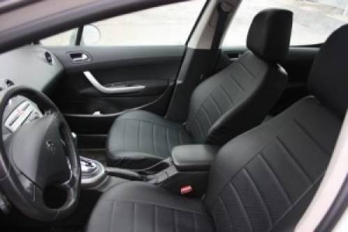 Чехлы на сидения экокожа Peugeot 308 08- хэтчбек 