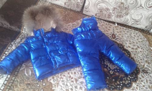 Зимний костюм для мальчика до 1 года.